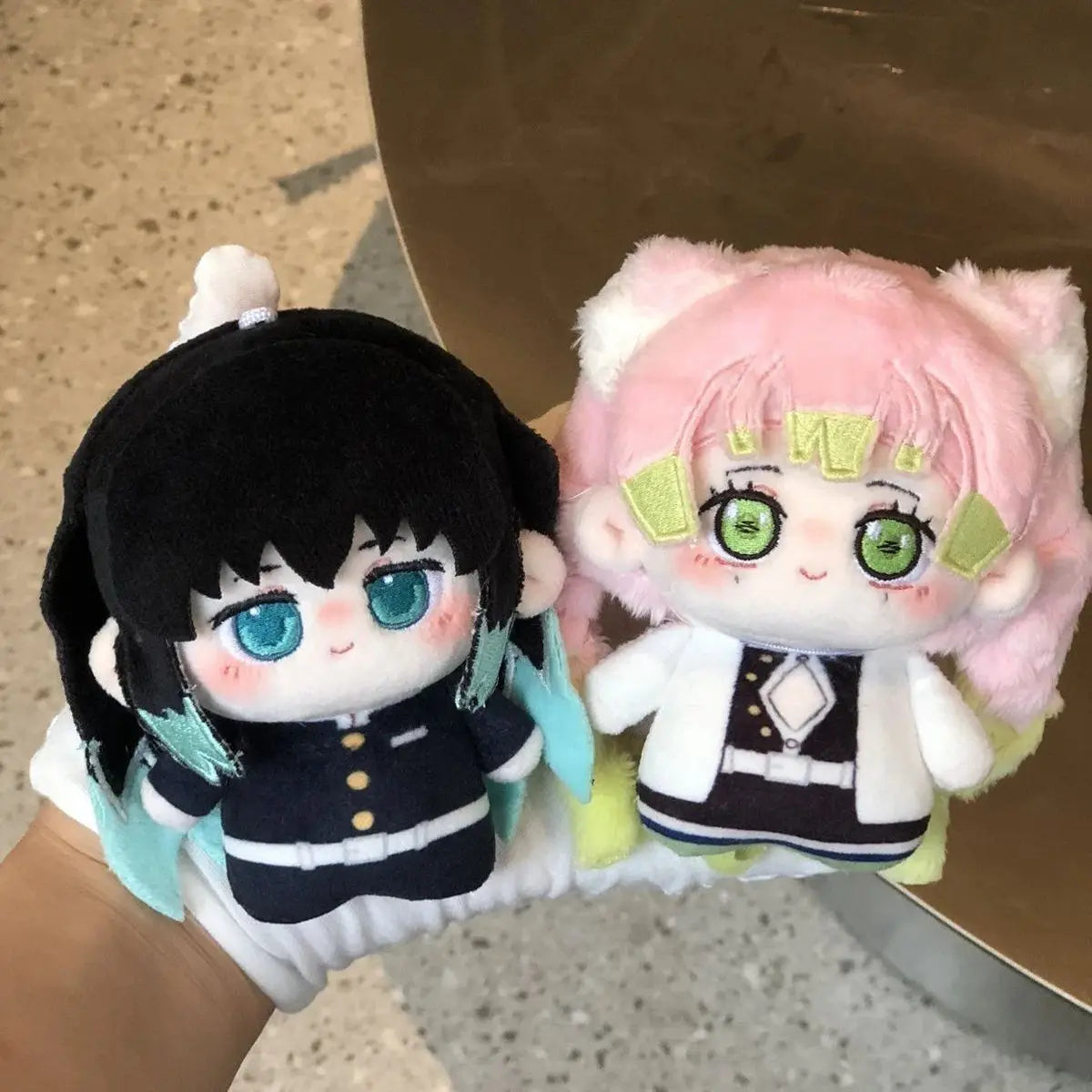 Demon Slayer Attribute Kanroji Mitsuri / Tokito Muichiro / Kocho Shinobu Kanroji 10cm NuNu Body Plush Doll Keychain Pendant