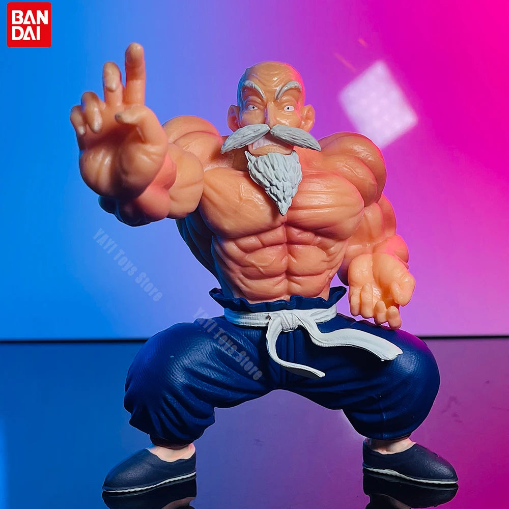 New Anime Dragon Ball Figure Master Roshi Action Figure Muscle Strengthening Form Toys Gifts PVC Model Collectible Ornament