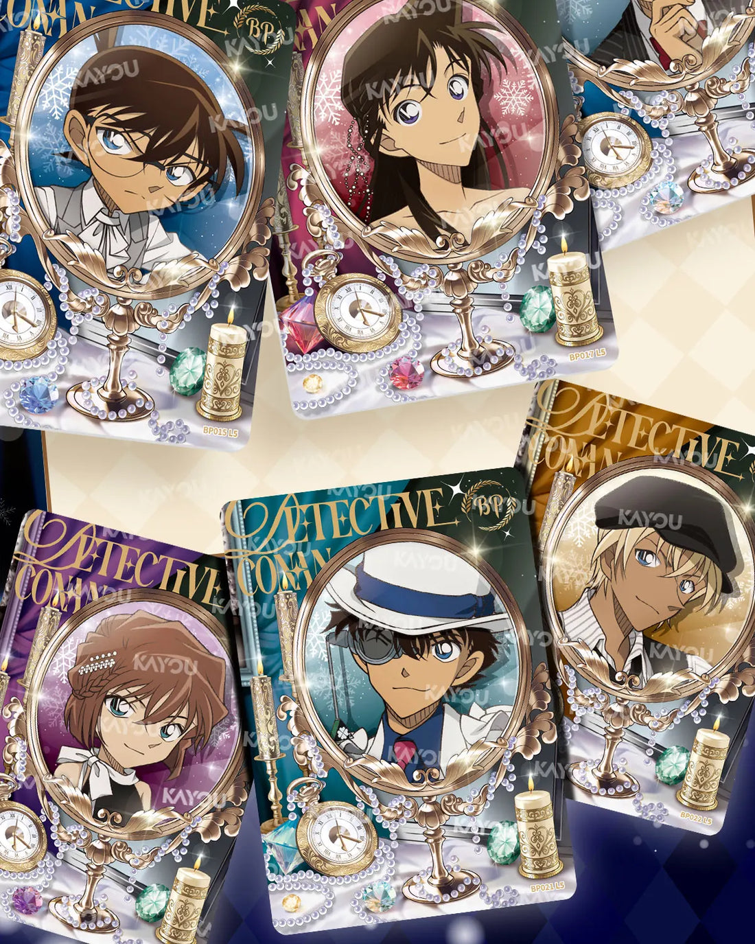 Kayou Detective Conan Collectible Trading Cards Official Authentic Insight Pack Volume 7 Anime Merchandise For Collection Hobby