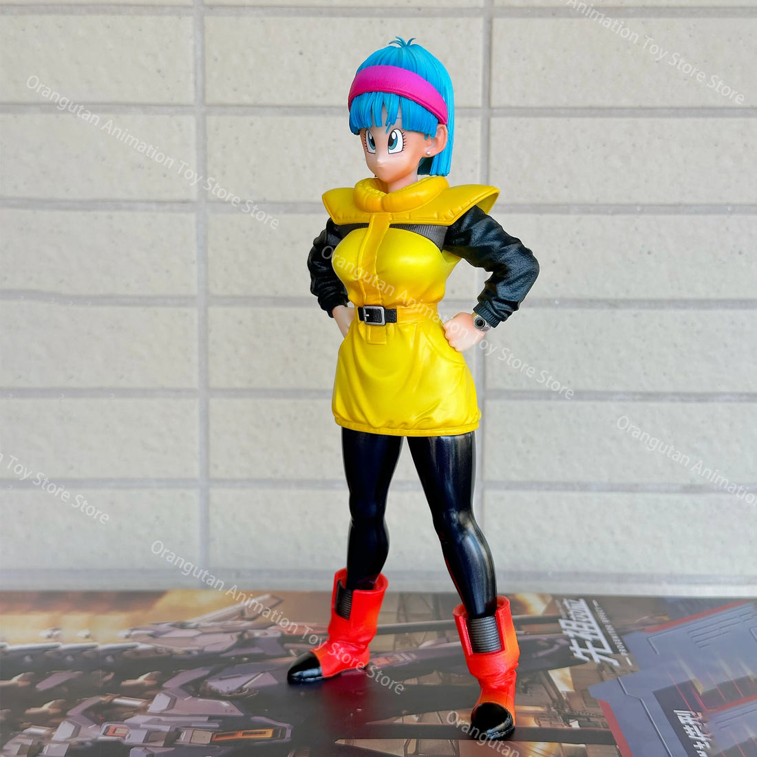 23 CM Anime Dragon Ball Z Bulma Beautiful Girl Bulma Movable Model PVC Statue Collectible Model Toys For Children Gifts