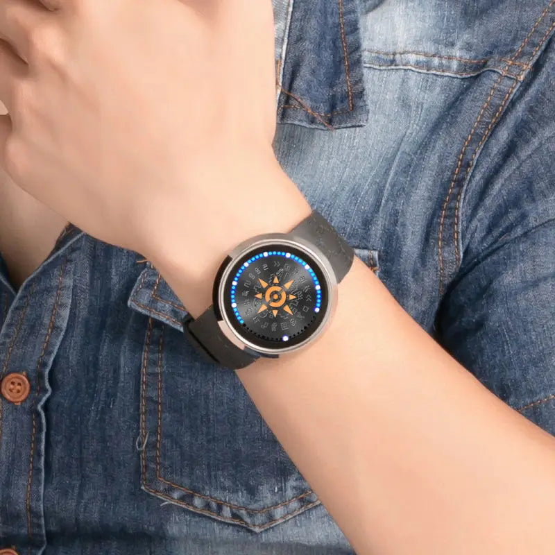 Digimon Adventure Agumon Angewomon Anime Two-Dimensional Watch for Men and Women Students Fashionable and Creative Wristwatch