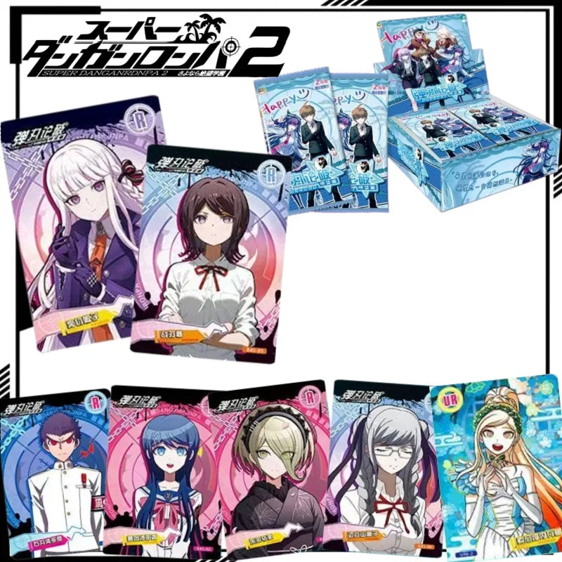 Danganronpa Collectible Cards Cartoon Kirigiri Kyoko Cards Full Box Display and Collection Anime Merchandise Holiday Gift