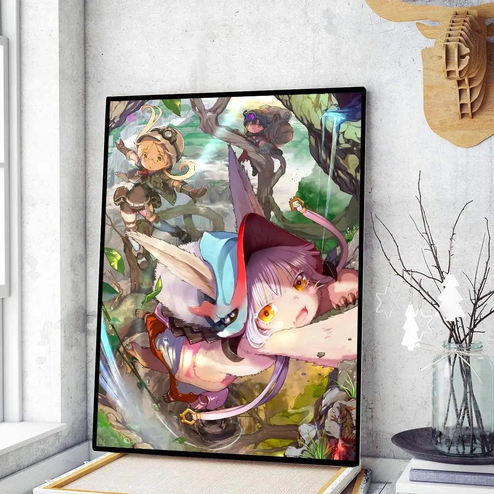 Anime M-Made In A-Abyss Poster Art Print Anime Style Home Decor Ideal Gift Perfect Room Decor