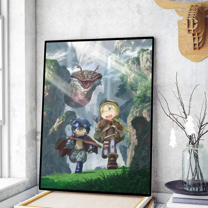 Anime M-Made In A-Abyss Poster Art Print Anime Style Home Decor Ideal Gift Perfect Room Decor