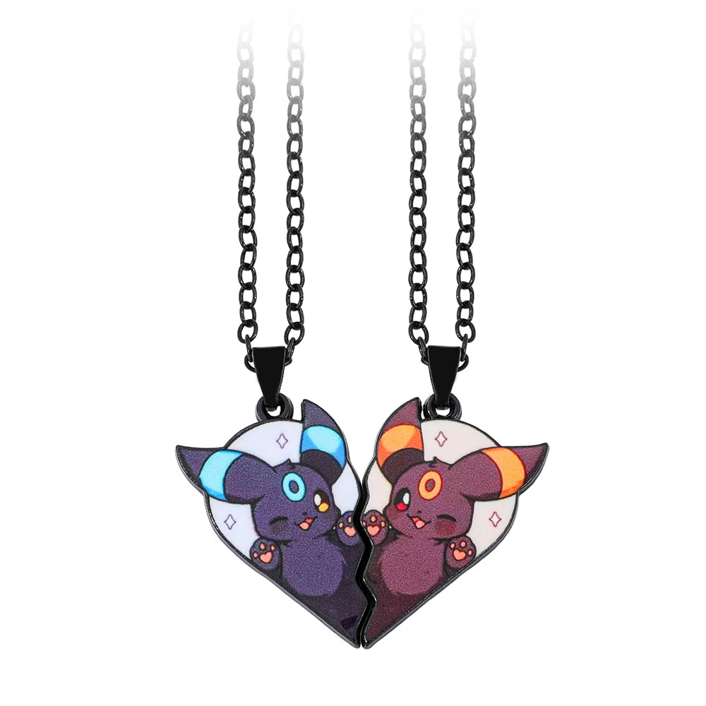Eevee, Moon Sylph, Sun Sylph, Fairy Sylph, Thunder Sylph, Flame Sylph chain, classic anime game collection.