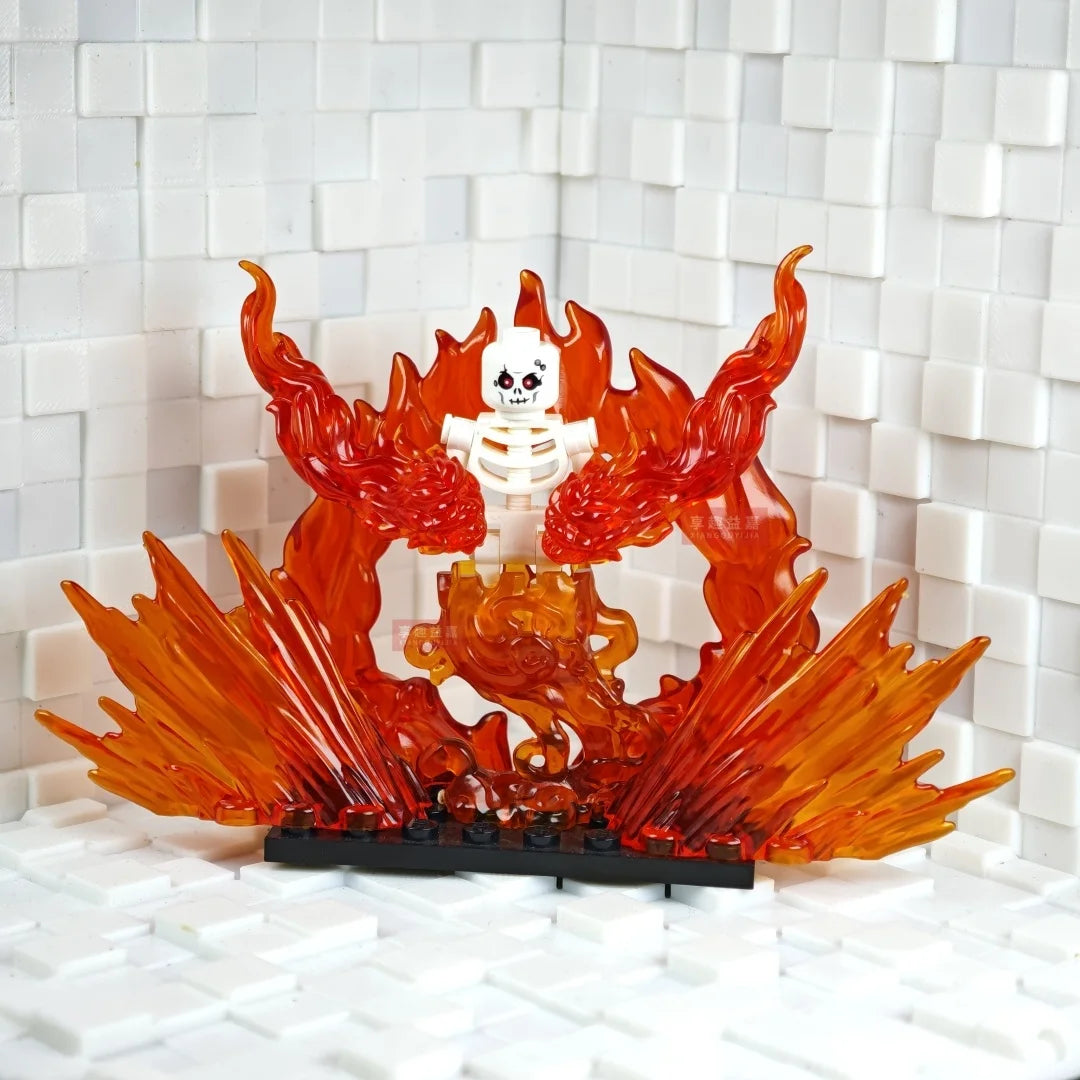 Halloween Skeleton Army Mini Doll MOC Building Blocks DIY Assembled Building Blocks Character Doll Skeleton Horse Ornaments Toy
