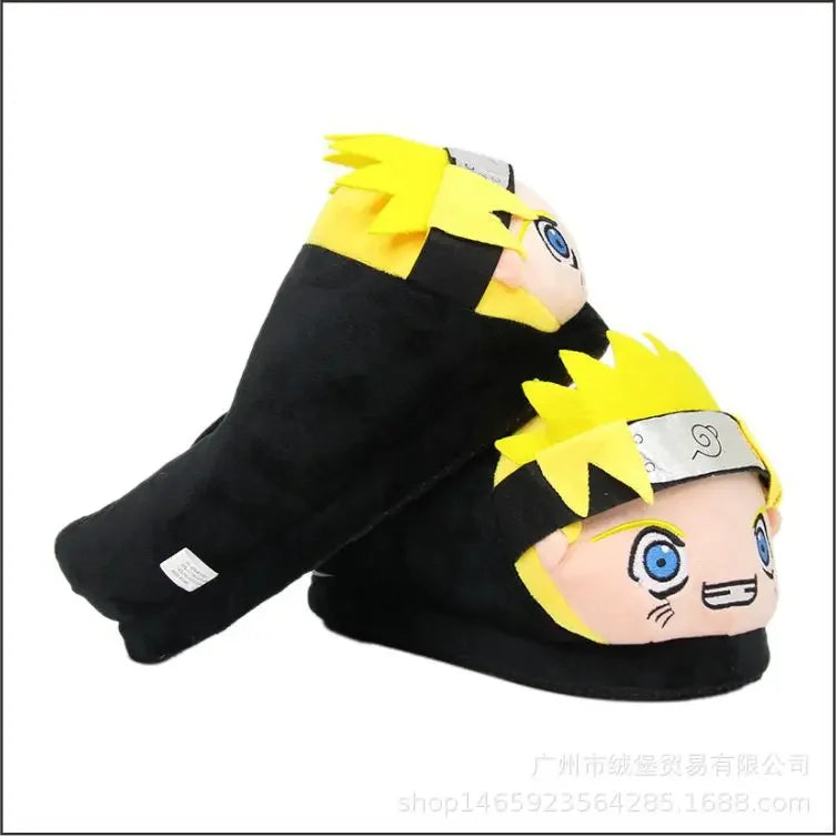 NEW 28cm Anime Uzumaki Slipper Cartoon Cosplay Costume Shoes Men Women Couple Indoor Home Winter Warm Slipper gift