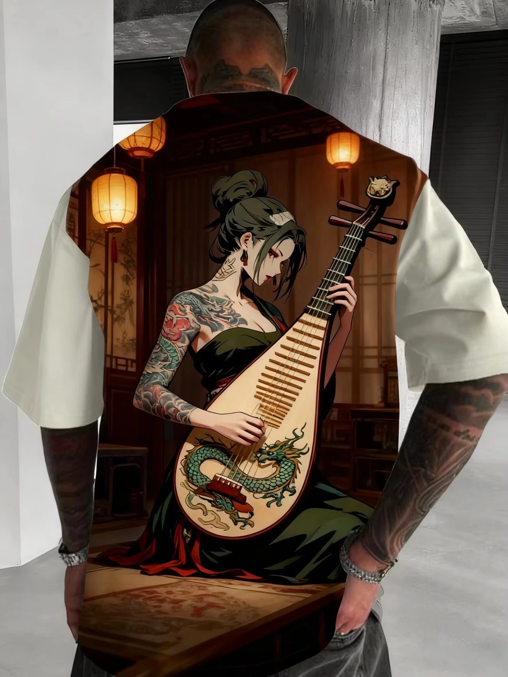 3D Print Japanese Anime Girl T-Shirt