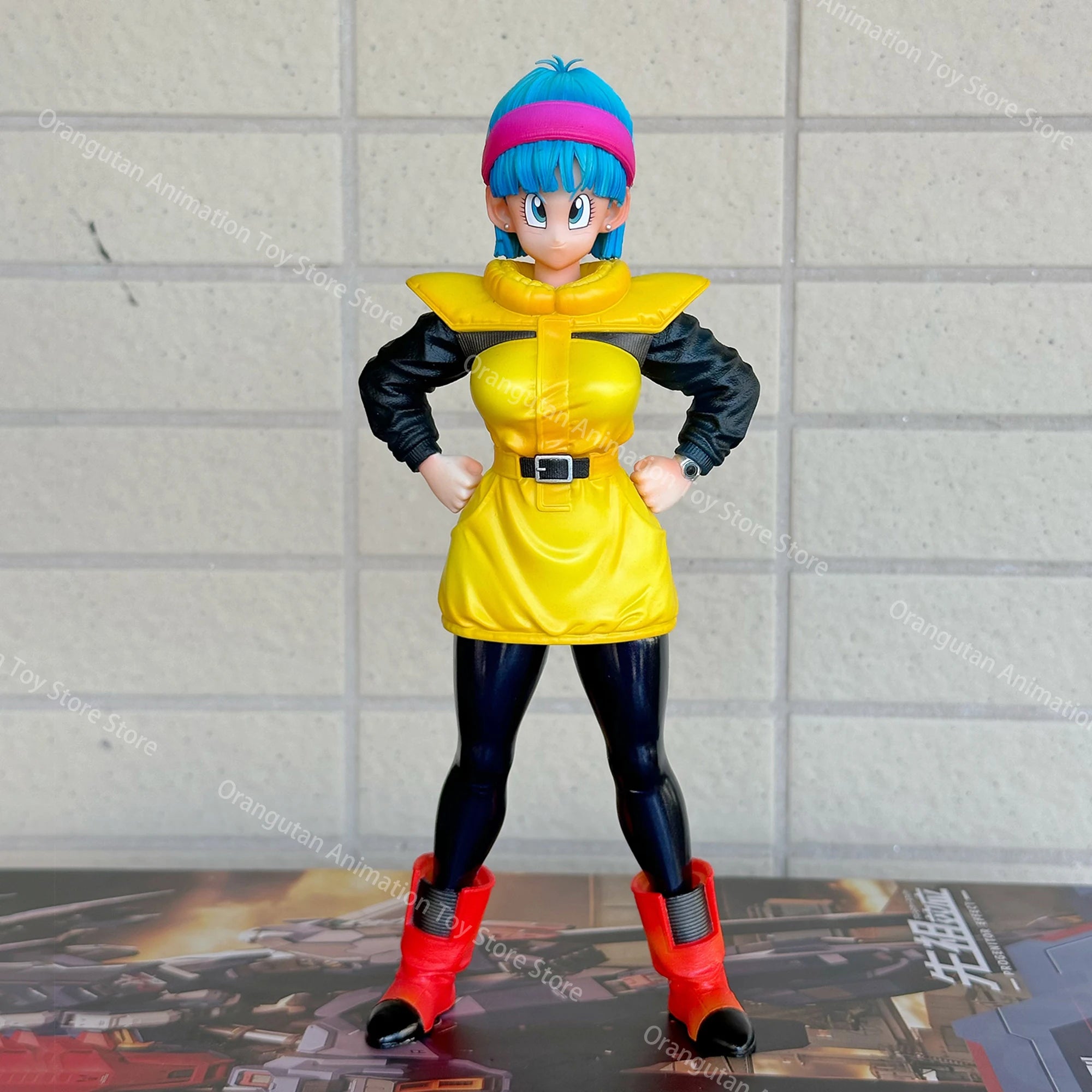 23 CM Anime Dragon Ball Z Bulma Beautiful Girl Bulma Movable Model PVC Statue Collectible Model Toys For Children Gifts