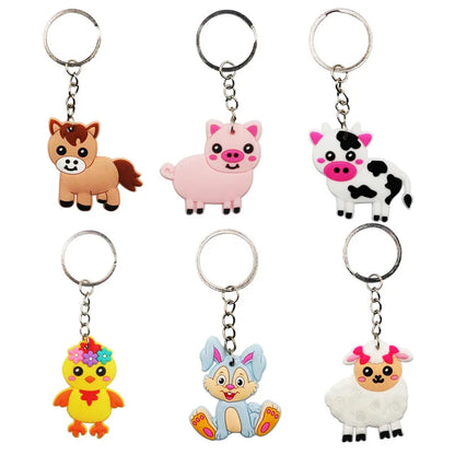 Farm Walking Animal Balloon Duck Chicken Cow Horse Sheep Walking Foil Balloon Kids Farm Theme Birthday Party Decoration Supplies