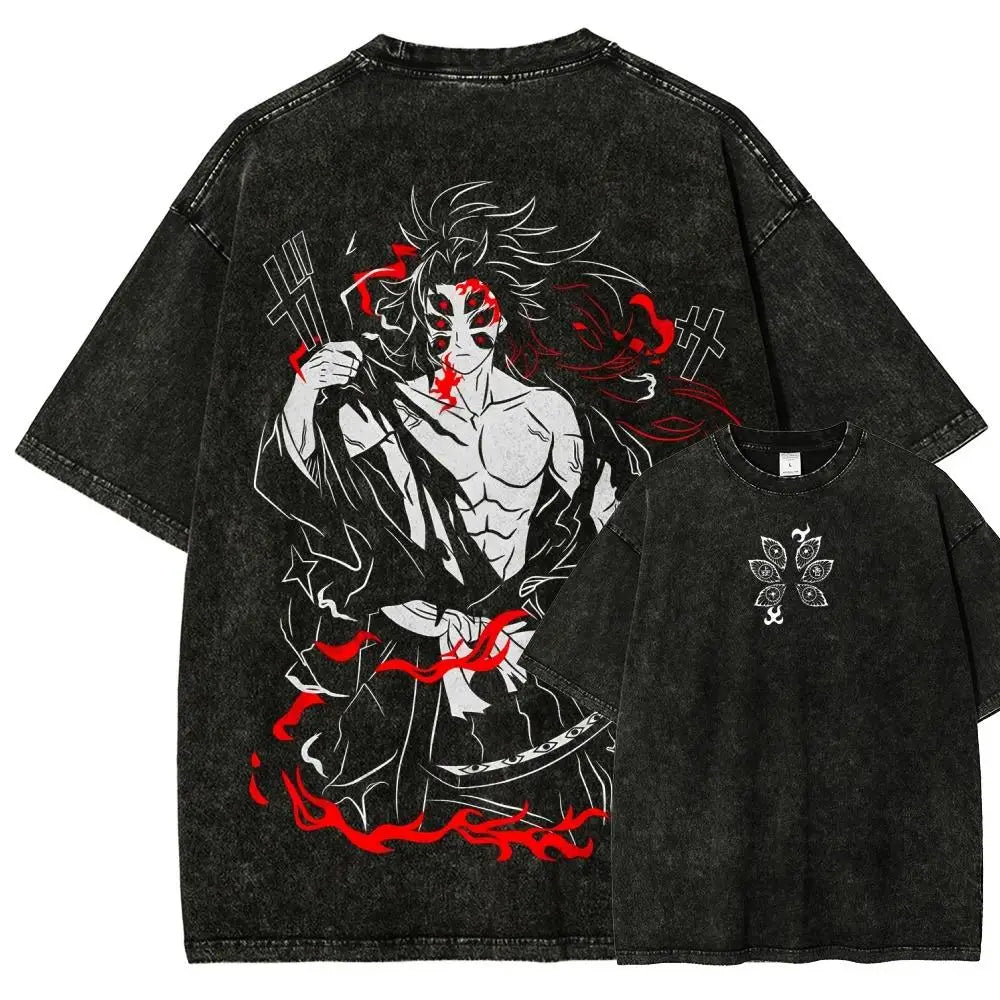 Vintage Wash Anime Shirt, Graphic Anime Tee, Anime Apparel, Anime Shirt, Otaku Anime Gift, Aesthetic Anime