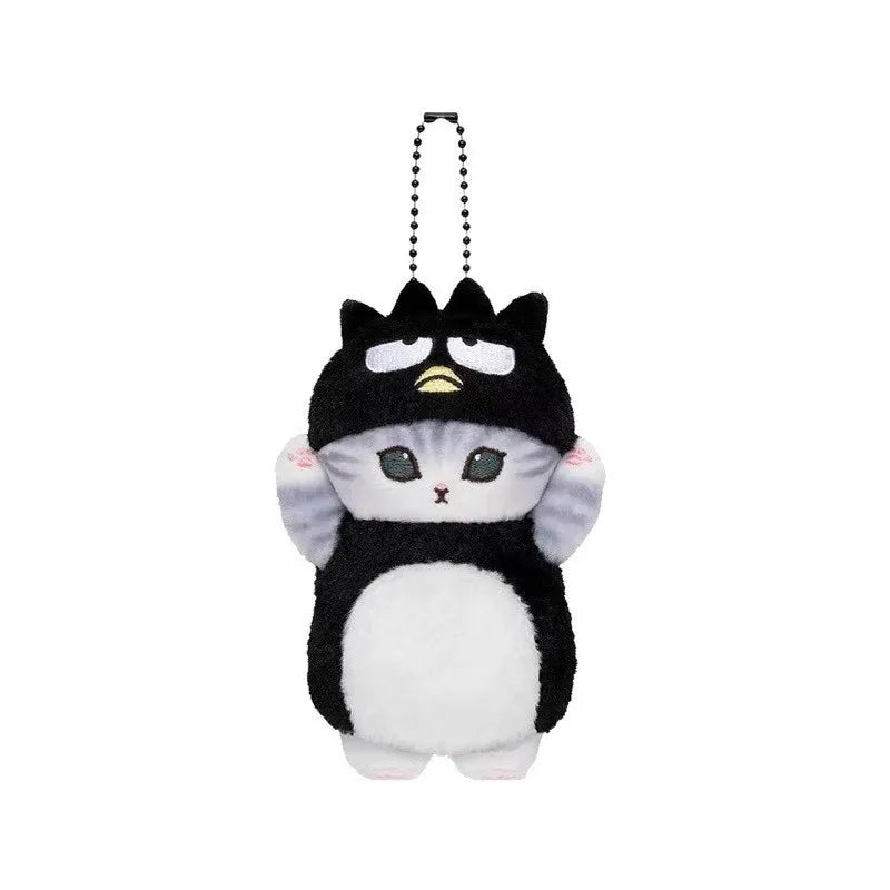 Mofusand Cos Series Plush Keychain Cute Cat Plushie Bag Pendant Soft Stuff Accessories For Birthday Gift