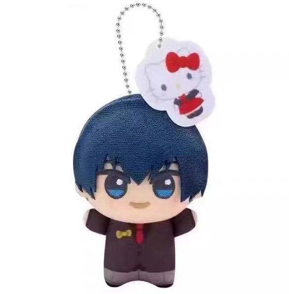 15cm Blue Lock Kawaii Plush Doll Nagi Seishiro Mikage Reo Anime Peripheral Backpack Charm Anime Plushie Pendant Keychain Gifts