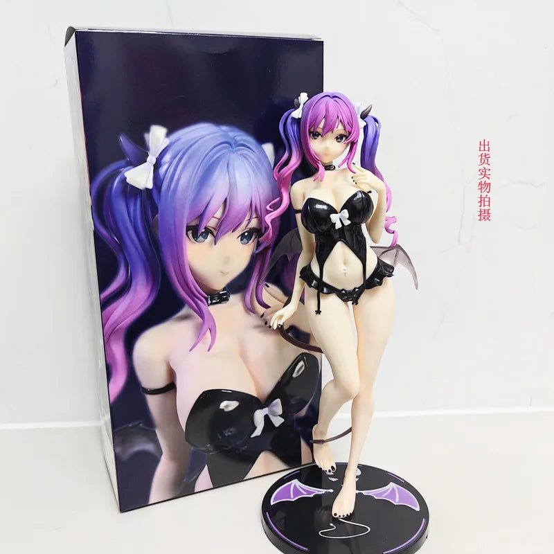 2D Anime Girl Glowing Little Imp PC Case Ornament Model Figurine Exquisite Christmas Gift for Boys