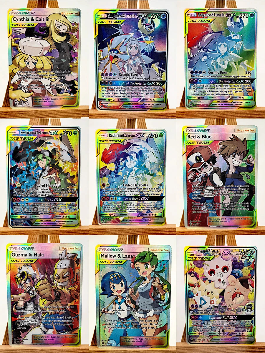 PTCG English Lugia Mew Lillie Toys Hobbies Hobby Collectibles Game Collection Anime Cards