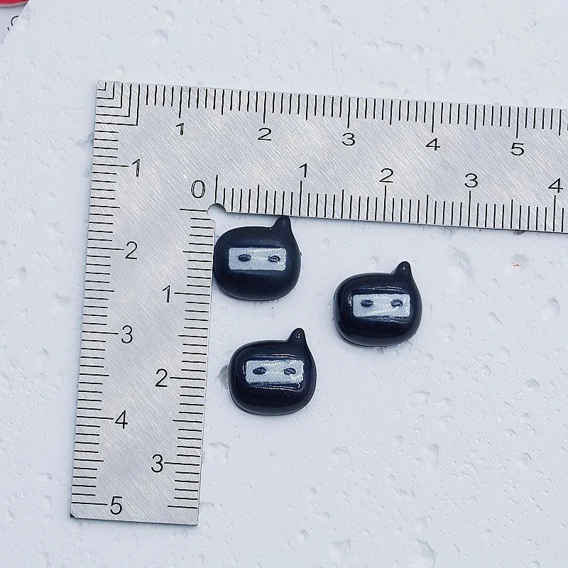 20Pcs Resin Mini tamagotchi gogo Nail charm Art Flatback acrylic Figurines DIY Miniatures Decor Craft
