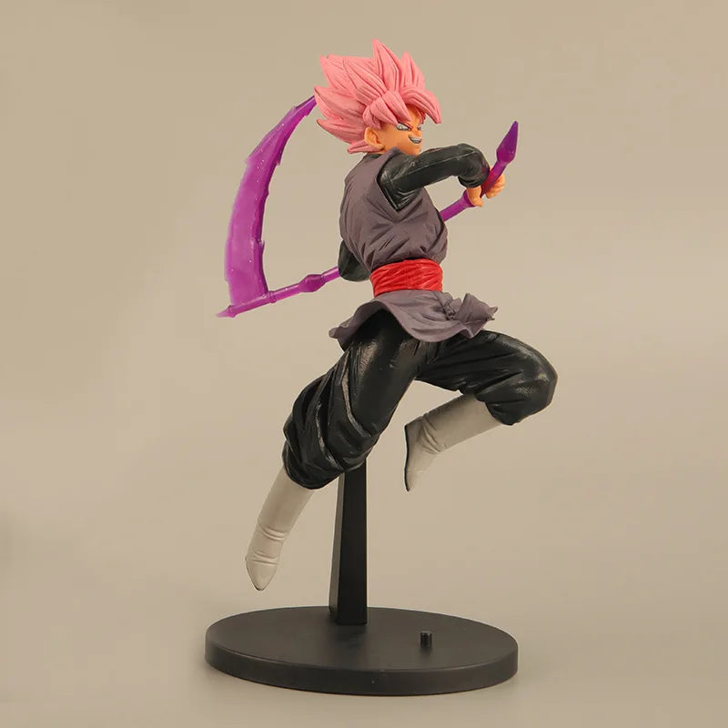 22cm Anime Dragon Ball Z Action Figure Black Son Goku Zamasu Take Sickle Fighting Doll PVC Collectible Model Toy Kid Gift