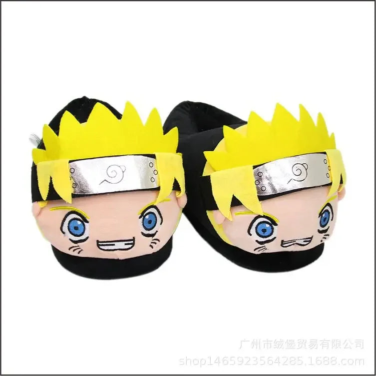 NEW 28cm Anime Uzumaki Slipper Cartoon Cosplay Costume Shoes Men Women Couple Indoor Home Winter Warm Slipper gift