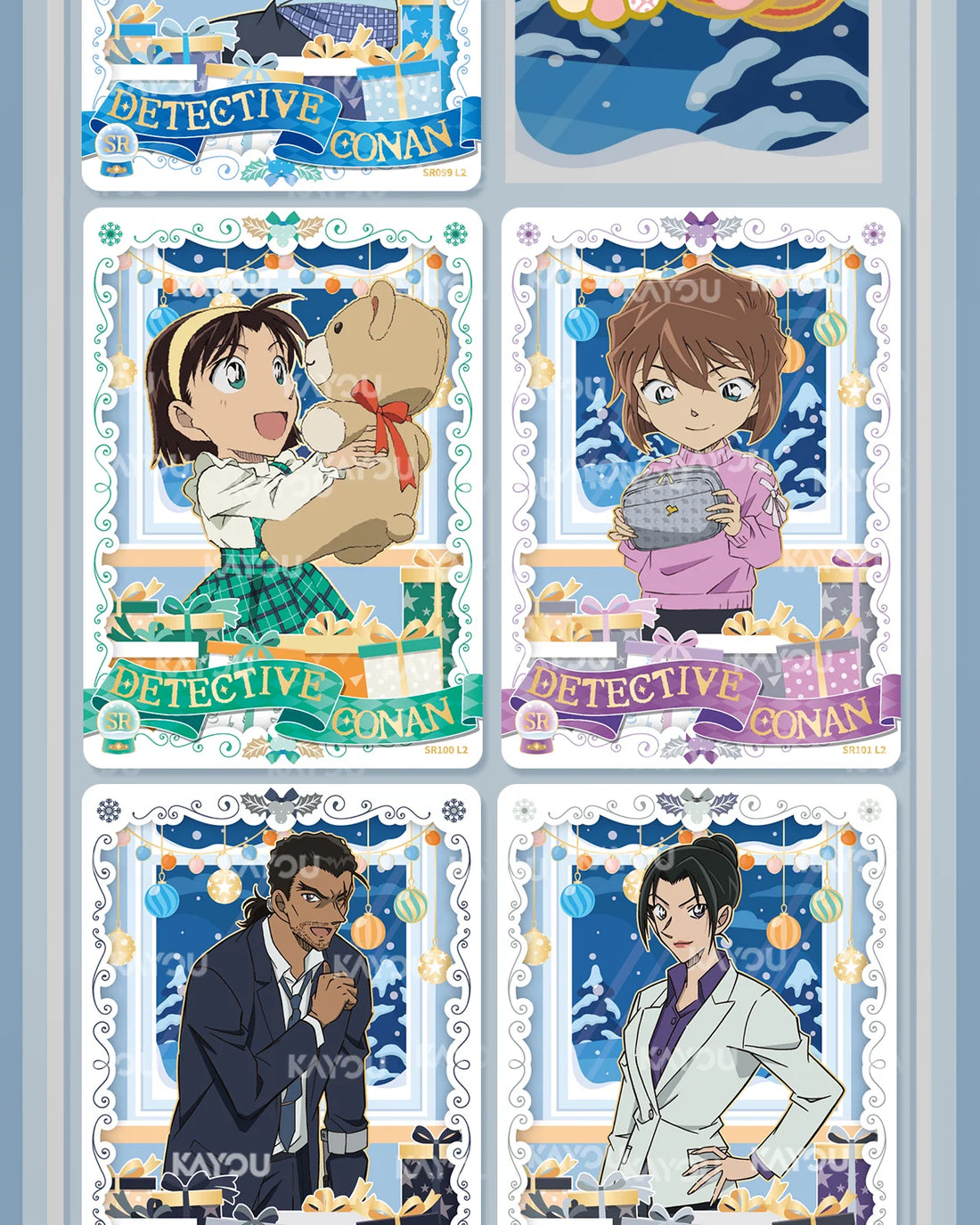 Kayou Detective Conan Collectible Trading Cards Official Authentic Insight Pack Volume 7 Anime Merchandise For Collection Hobby