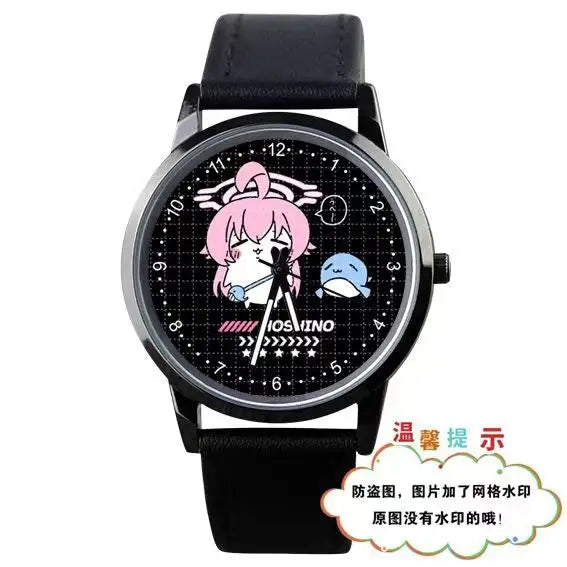 2024 Anime Blue Archive The Animation Takanashi Hoshino Sunaokami Shiroko Tenndou Arisu Student Waterproof Watch Xmas Gift