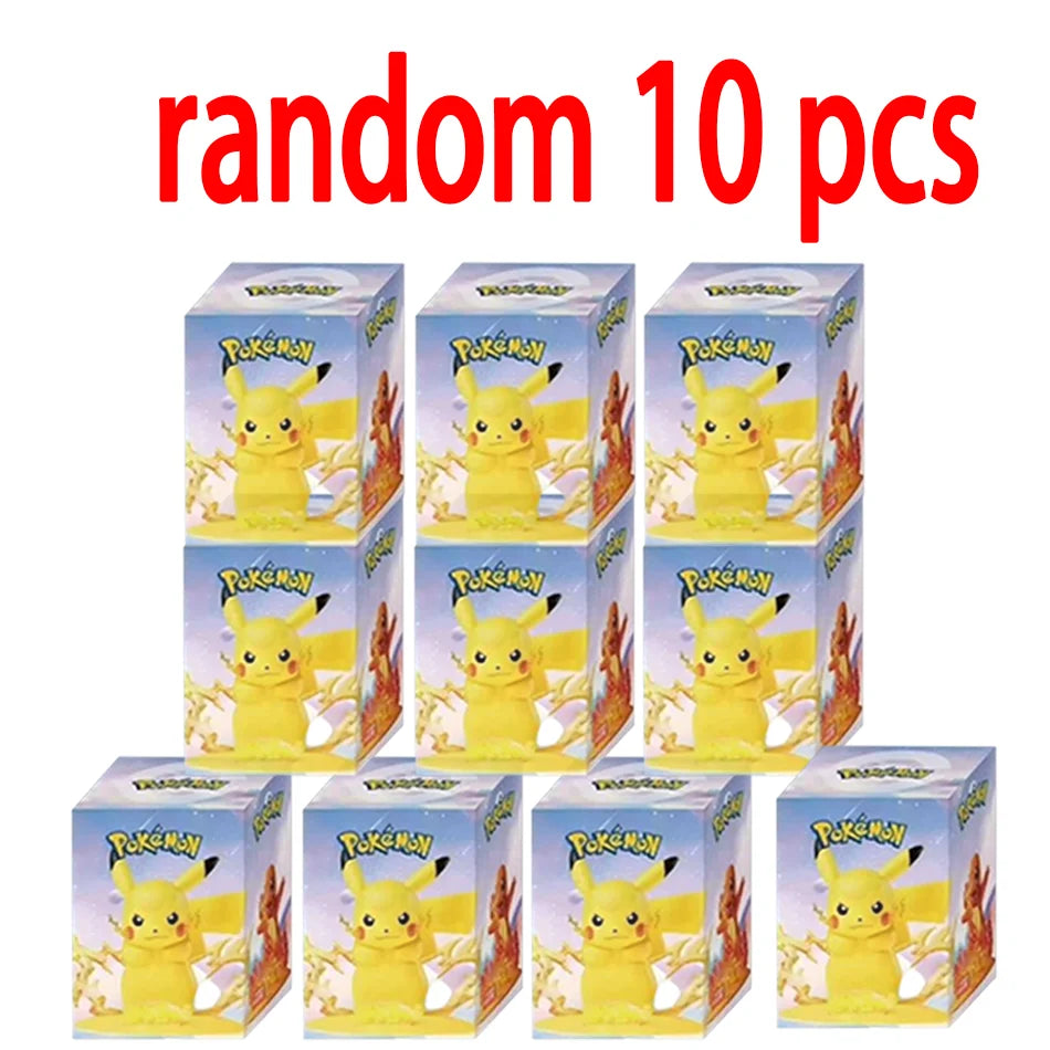 12 style Pok é mon Action Dolls Pikachu Blind Box Anime Models Desktop Decorations Pok é mon Toys Children's Birthday Gifts