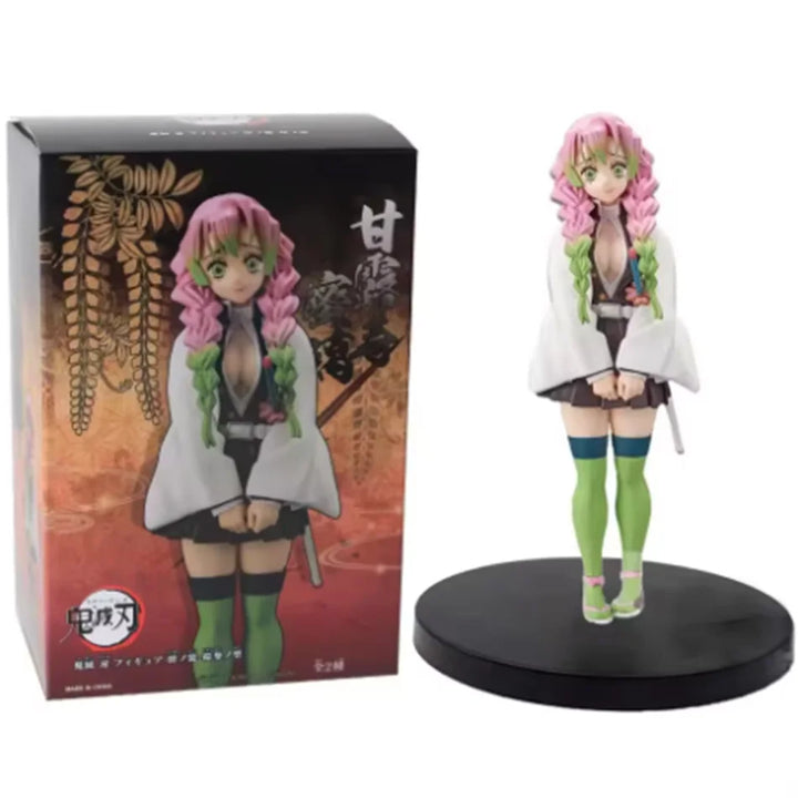 Demon Slayer Anime Character Figurine Model, Desktop Display Ornament, Premium Collectible Gift for Anime Enthusiasts