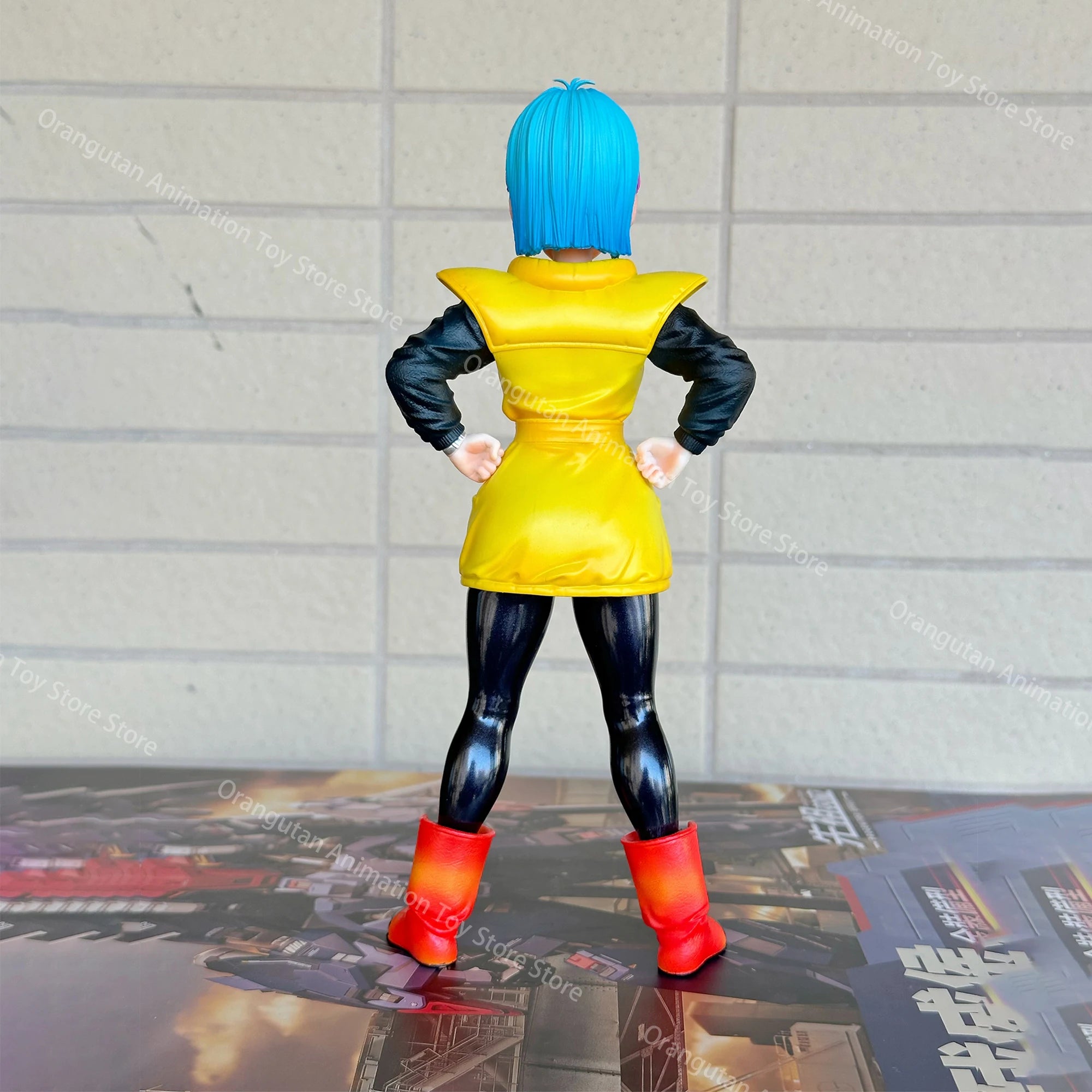 23 CM Anime Dragon Ball Z Bulma Beautiful Girl Bulma Movable Model PVC Statue Collectible Model Toys For Children Gifts