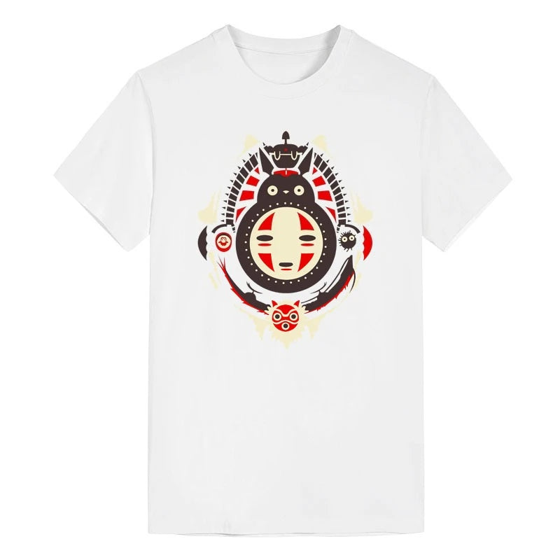 Totoro Anime Cotton T-Shirt