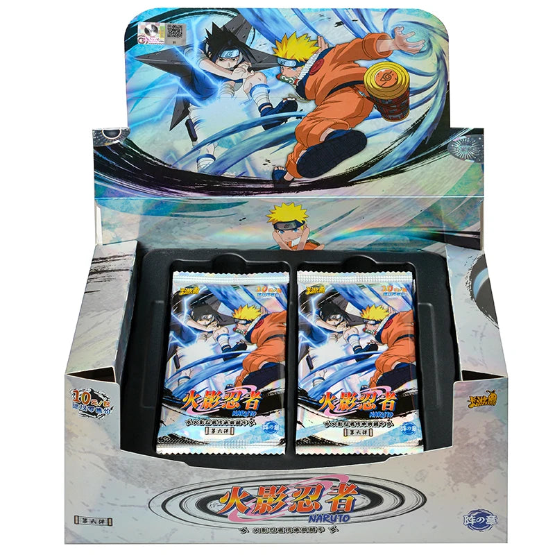 KAYOU Original Anime Naruto Cards Chapter Of The Array Box Added SE Ninja World Collection Cards Toys