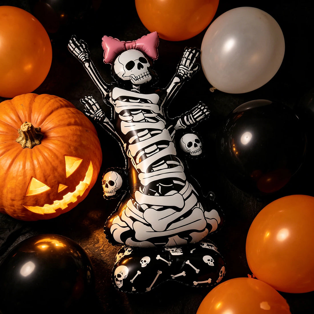 Halloween Party Foil Balloon Set Trick Treating Haunted House Decoration Community Parties Family Gatherings Carnival Night