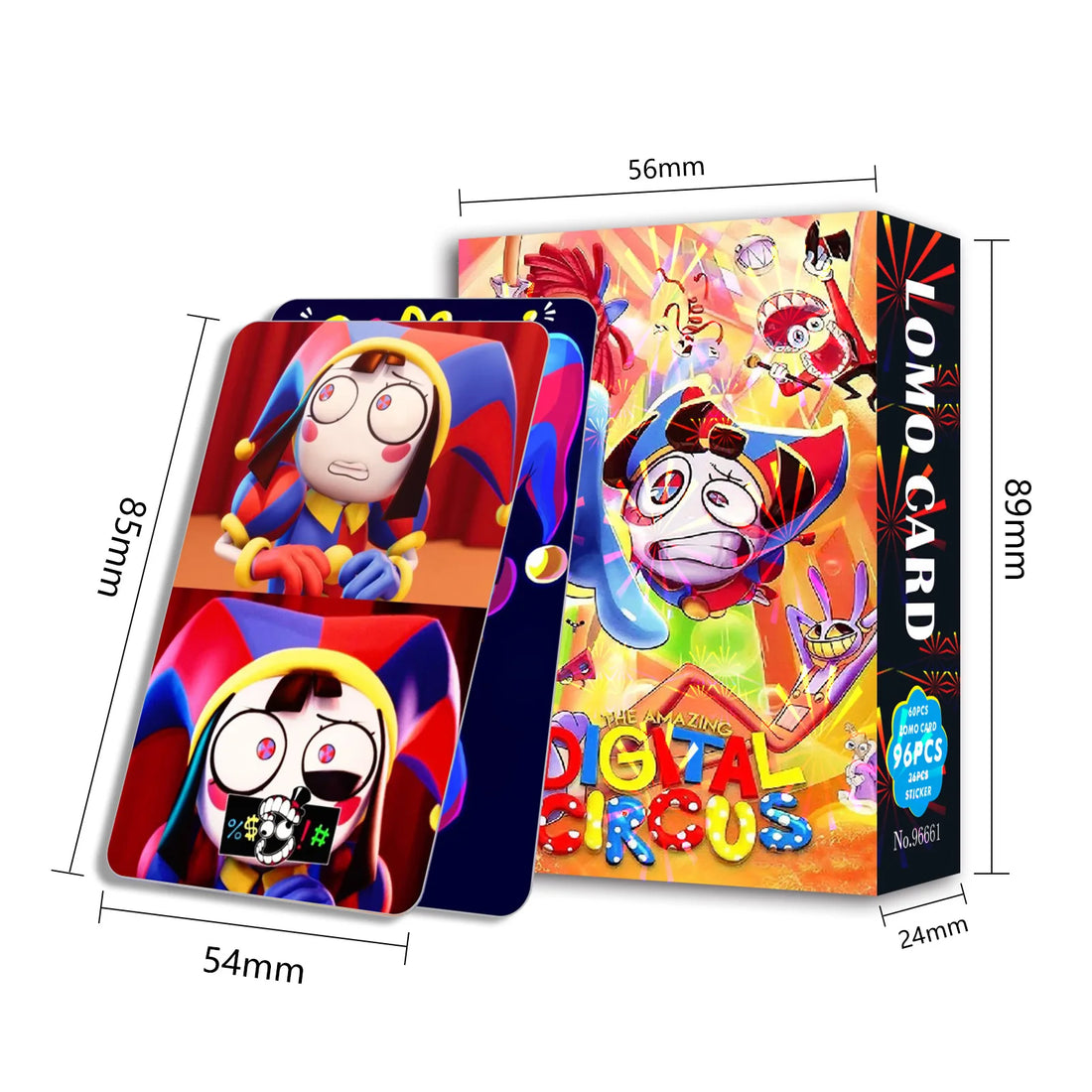 New 96Pcs The Amazing Digital Circus Photocards Anime Cards Collectible Set for Fans Birthday Gifts Merch/Trading Cards