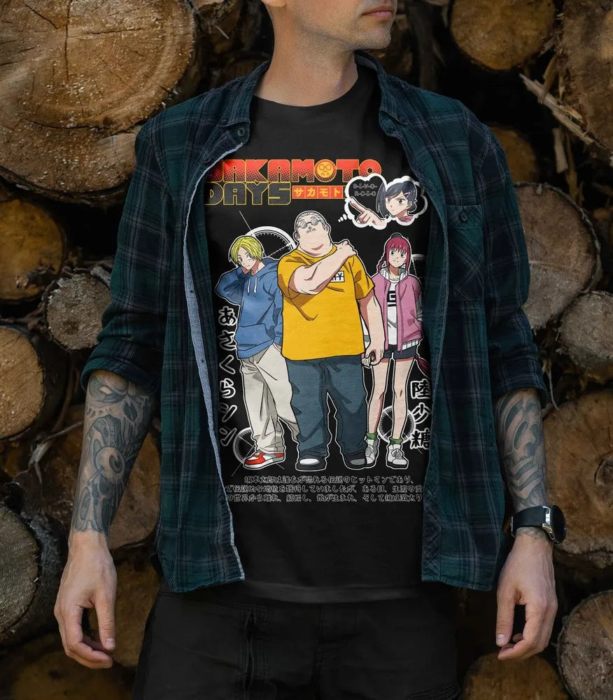 Sakamoto T-Shirt Days Taro Sakamoto Nagumo Sakamoto Days Gift Shirt All Size 437