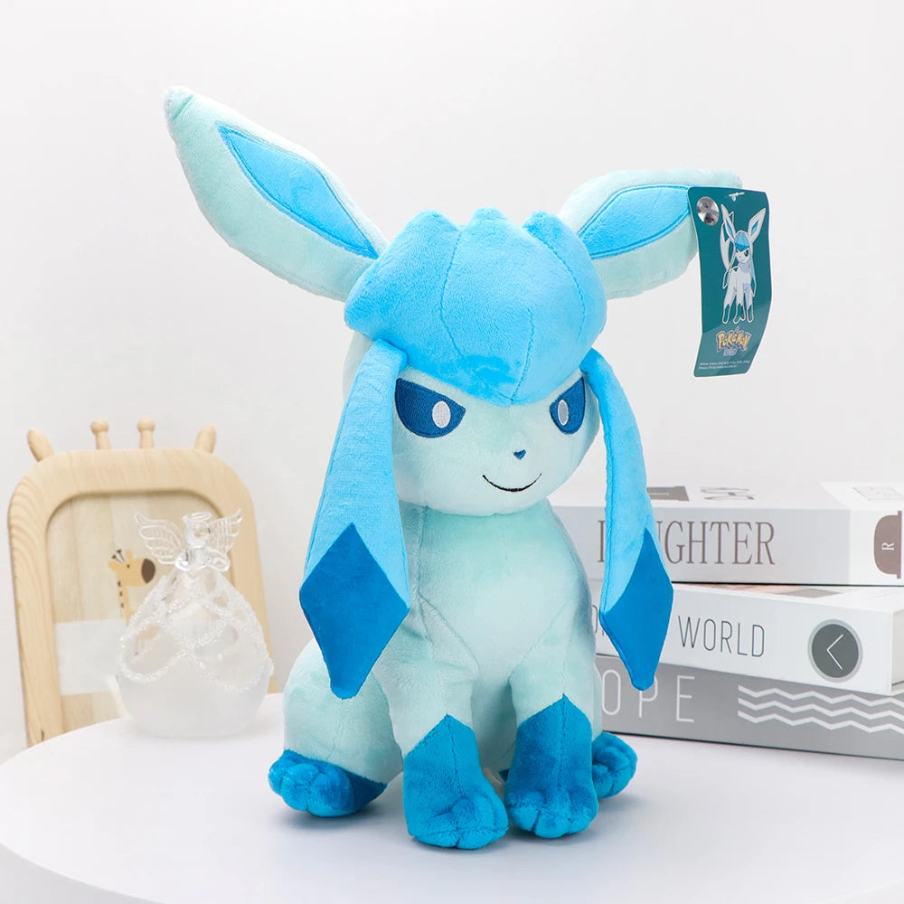 POKEMON Original Big Size Eevee Umbreon Sylveon Leafeon Espeon Glaceon Plush Toy Anime Stuff Doll Collection Kawaii Gift for Kid