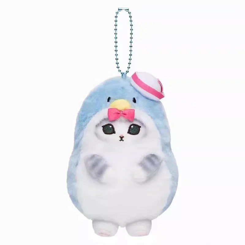 Mofusand Cos Series Plush Keychain Cute Cat Plushie Bag Pendant Soft Stuff Accessories For Birthday Gift