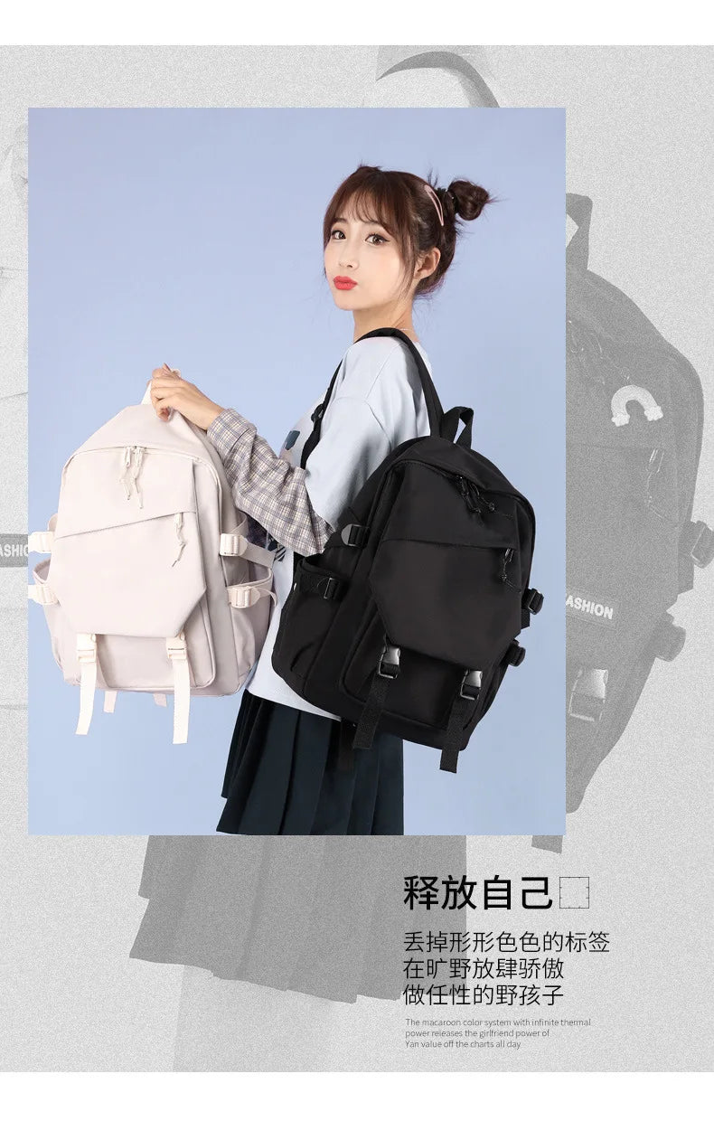 Arknights Backpack with Pain Pack Badge Set Anime Bag Teenagers Schoolbag Students Book Travel Bag Girl Boy Cosplay