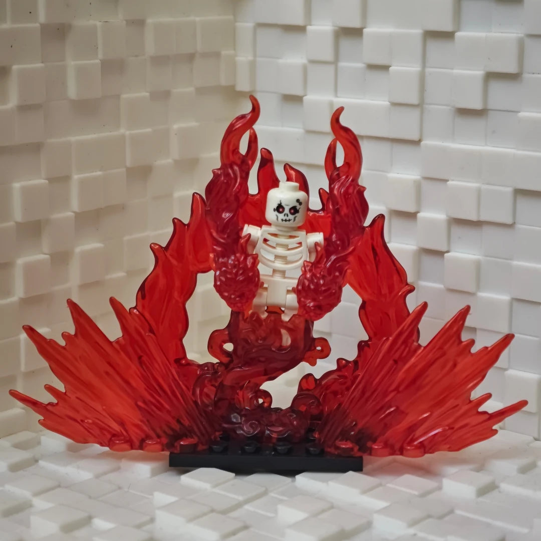 Halloween Skeleton Army Mini Doll MOC Building Blocks DIY Assembled Building Blocks Character Doll Skeleton Horse Ornaments Toy