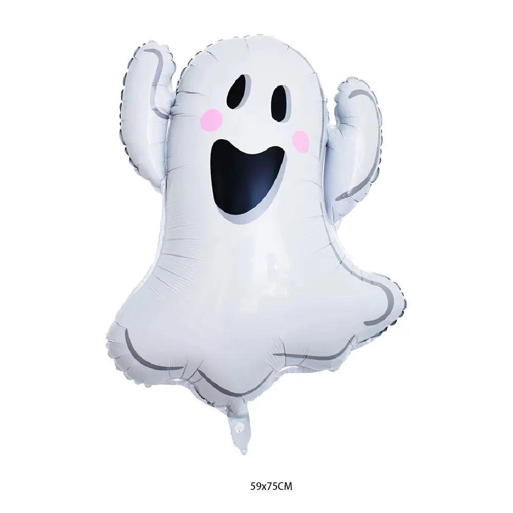 2026 Large Halloween Aluminum Film Balloons Bat Pumpkin Ghost Monster Inflatable Seated Standing Halloween Balloon Party Supplie