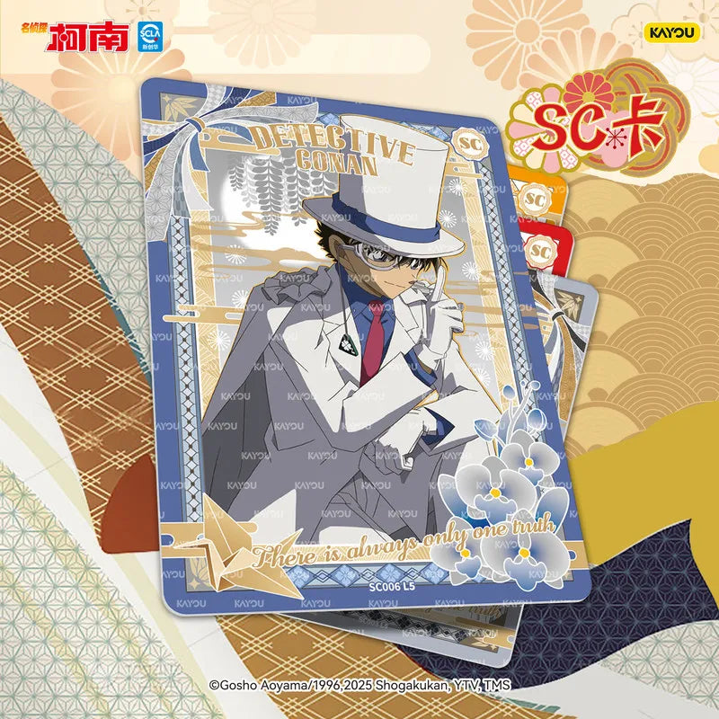 Kayou Detective Conan Collectible Trading Cards Official Authentic Insight Pack Volume 7 Anime Merchandise For Collection Hobby