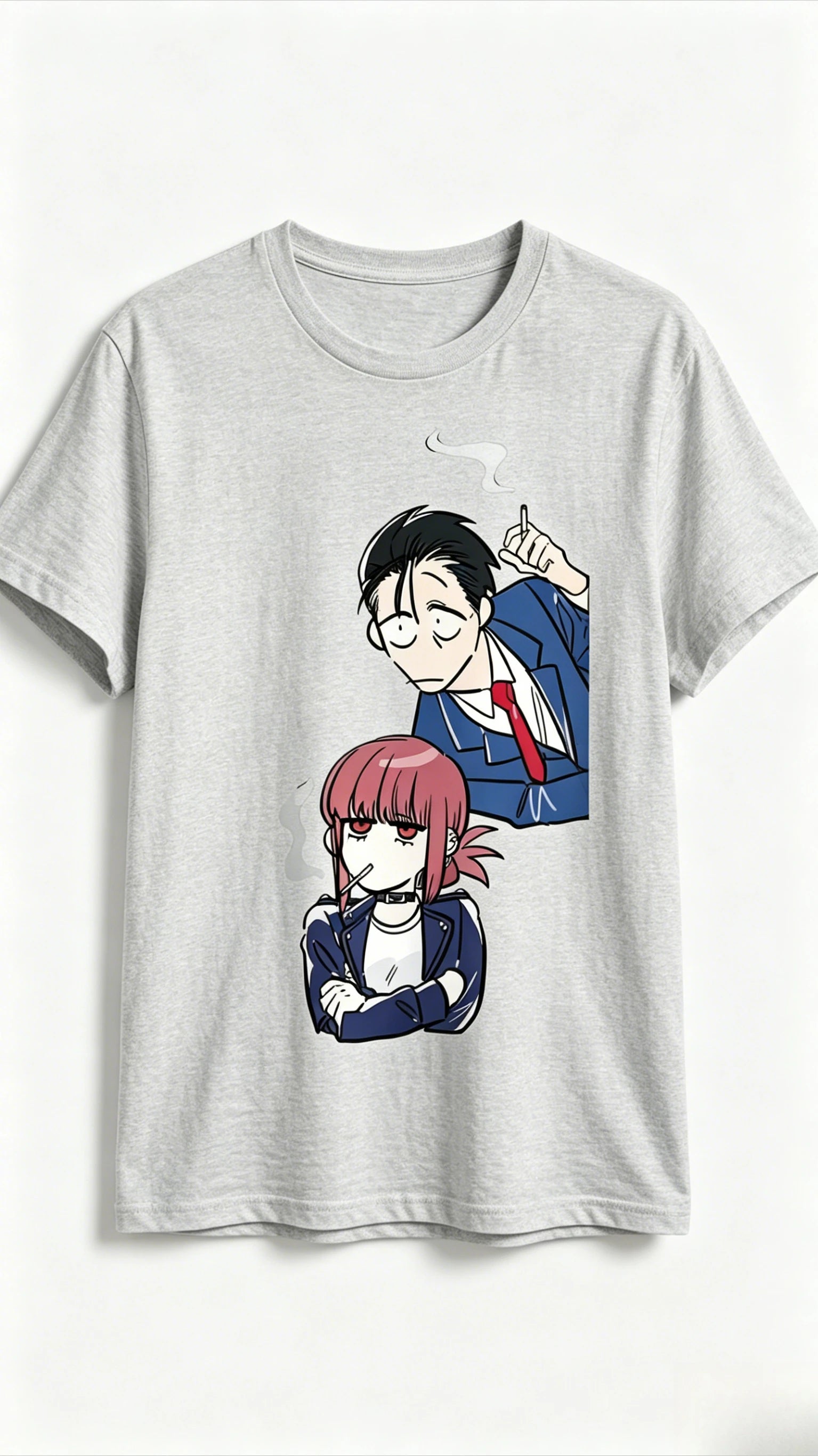 A T-shirt for Sasaki and Yamada, Who Smoke At The Back Door of A Supermarket. Unisex Popular Anime Lovers Gift 2026 Summer