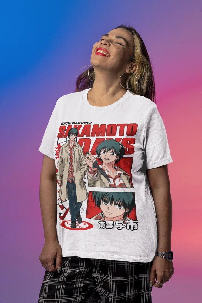 Nagumo Sakamoto T-Shirt Days Taro Sakamoto Days Shin Girl Gift ShirtAll Size