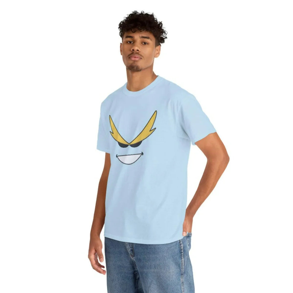 All Might Smile T Shirt My Hero Academia Fans Tee Unisex Anime Graphic Shirt Gift for Anime Lovers