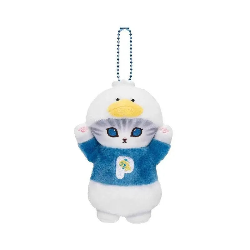 Mofusand Cos Series Plush Keychain Cute Cat Plushie Bag Pendant Soft Stuff Accessories For Birthday Gift