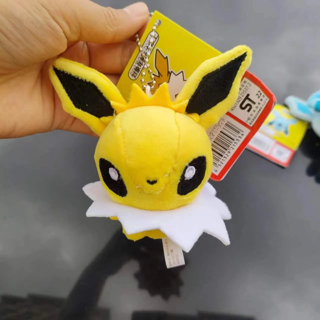 Pokemon Eevee Family Keychains Pendant Plush Toy Glaceon Vaporeo Sylveon Espeon Flareon Cute Anime Stuffed Doll Birthday Gift
