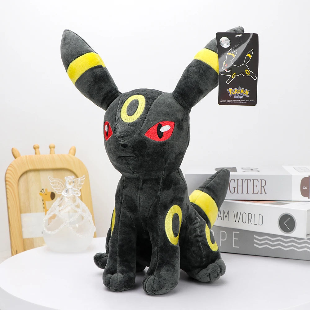 POKEMON Original Big Size Eevee Umbreon Sylveon Leafeon Espeon Glaceon Plush Toy Anime Stuff Doll Collection Kawaii Gift for Kid