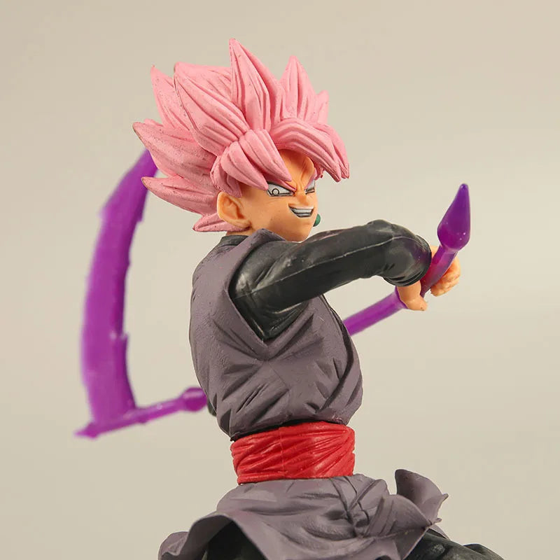 22cm Anime Dragon Ball Z Action Figure Black Son Goku Zamasu Take Sickle Fighting Doll PVC Collectible Model Toy Kid Gift