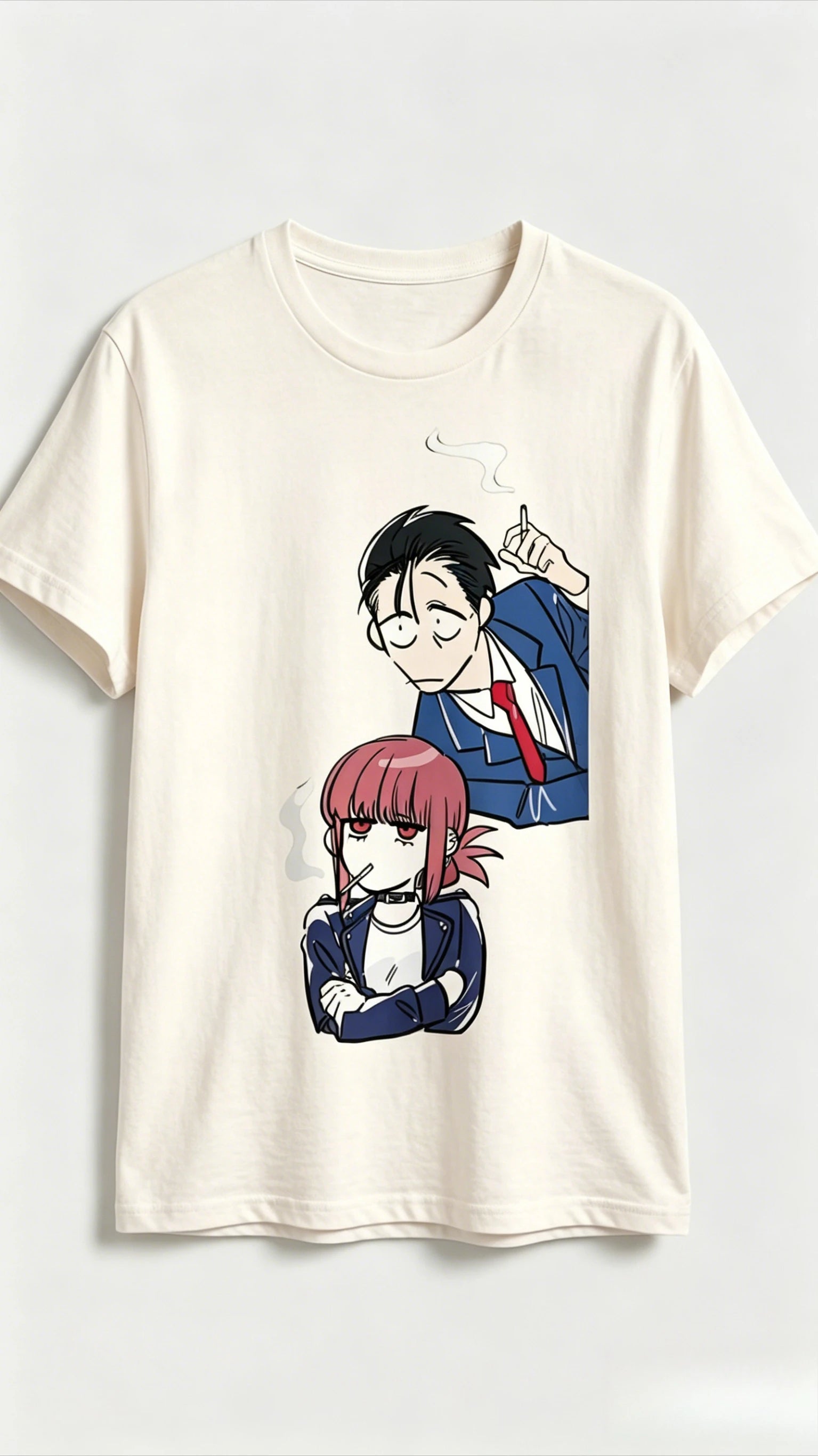 A T-shirt for Sasaki and Yamada, Who Smoke At The Back Door of A Supermarket. Unisex Popular Anime Lovers Gift 2026 Summer