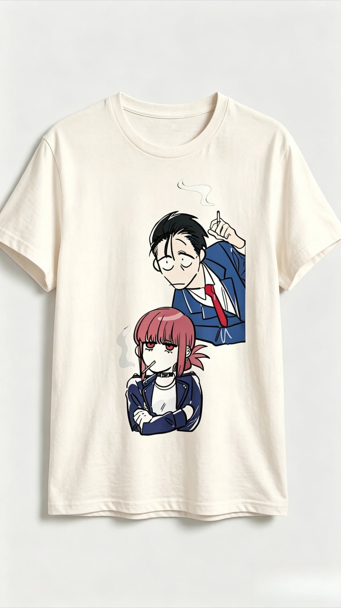A T-shirt for Sasaki and Yamada, Who Smoke At The Back Door of A Supermarket. Unisex Popular Anime Lovers Gift 2026 Summer