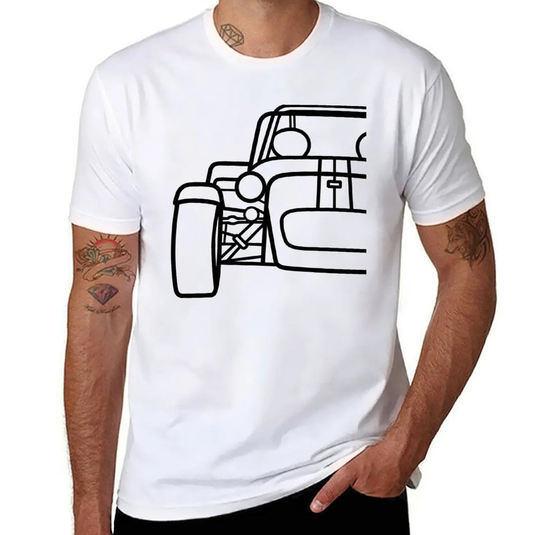 T-Shirt tshirt anime shirts man funny Caterham Super7 t