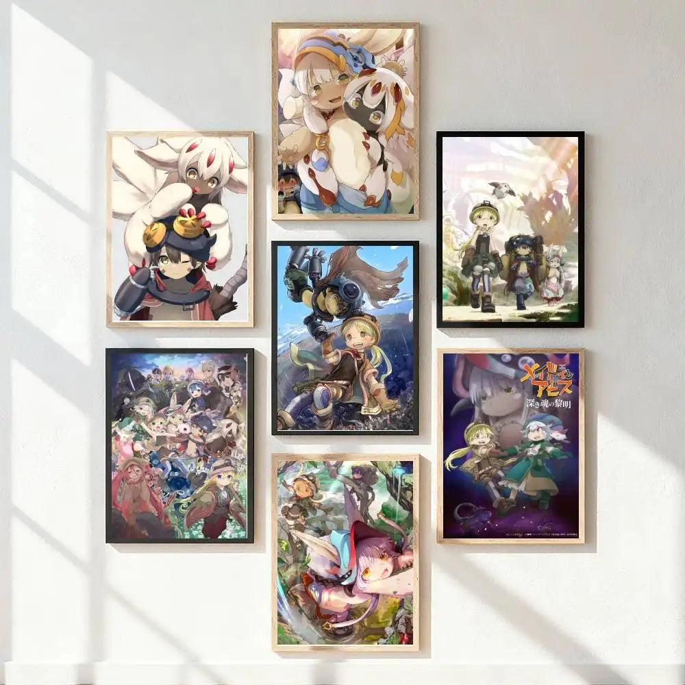 Anime M-Made In A-Abyss Poster Art Print Anime Style Home Decor Ideal Gift Perfect Room Decor