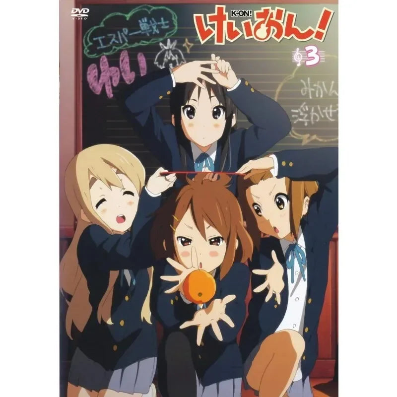 Japan Classic Anime Music K-On! Poster Print Cute Beautiful Girl Band HD 4K Canvas Painting Wall Art Home Living Room Decorative